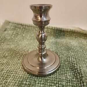 Steed Britannica Pewter Candlestick Holder – Colonial Revival Taper Candle Stand